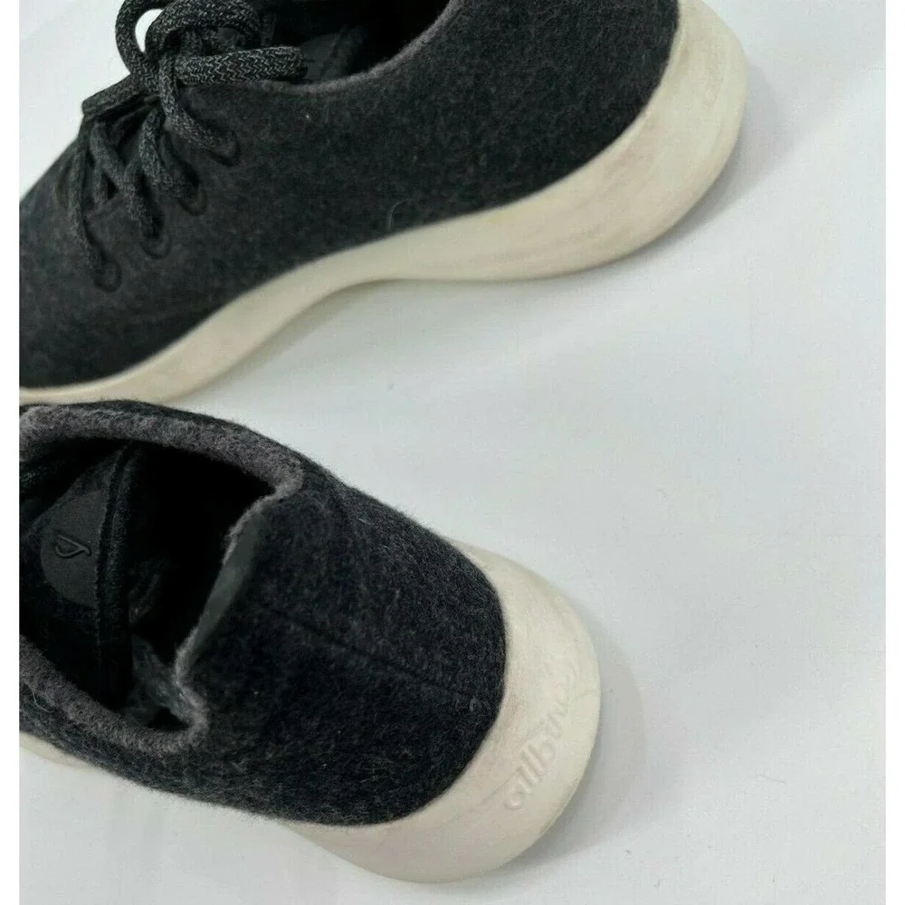 Allbirds Mens Size 10M US Merino Wool Runners Black Lace Up Sneakers Shoes